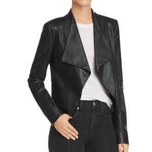 NWT Theory Black Leather Jacket xs/s- make offers!